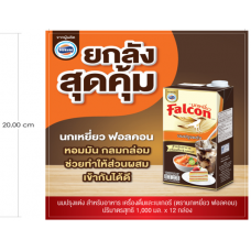 Sticker on Carton_200x170 mm_Falcon_BOX_Foaming 1L 